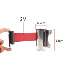 Επιτοίχιος εκτεινόμενος ιμάντας 2m κόκκινου χρώματος με υποδοχέα WSR-200 - Next Systems