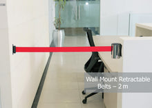 Επιτοίχιος εκτεινόμενος ιμάντας 2m κόκκινου χρώματος με υποδοχέα WSR-200 - Next Systems