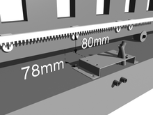 Μοτέρ για συρόμενες αυλόπορτες έως 600kg (χωρίς πίνακοδέκτη) GR6 - Next Systems