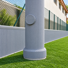 Ραβδωτό Προστατευτικό Κολόνων & Τοίχων Wall Pillar Guard Ribbed 200×100×2cm WPG-200