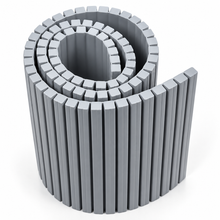 Ραβδωτό Προστατευτικό Κολόνων & Τοίχων Wall Pillar Guard Ribbed 200×100×2cm WPG-200