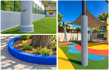 Ραβδωτό Προστατευτικό Κολόνων & Τοίχων Wall Pillar Guard Ribbed 200×100×2cm WPG-200