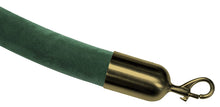 Βελούδινο κορδόνι πράσινο με χρυσαφί γάντζους μήκους 150cm VGG-150 - Next Systems