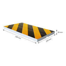 Αφρώδες προστατευτικό για γωνίες και τοίχους σε μαύρο - κίτρινο χρώμα BY-5025C - Next Systems