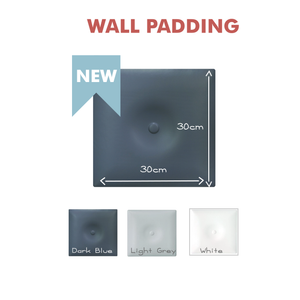 Προστατευτικό μαξιλάρι τοίχων με δερμάτινη επίστρωση σε γκρι-απαλό χρώμα WP-3030-GREY - Next Systems