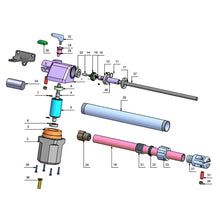 Μοτέρ ανοιγόμενης γκαραζόπορτας με πυκνωτή και βάσεις GR SW400-S (αριστερό) - Next Systems