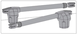 Σετ αυτοματισμού για ανοιγόμενες αυλόπορτες με 2 φύλλα MOTORLINE LINCE400-falk (FULL KIT) - Next Systems