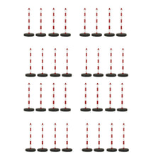 Πλαστικά κολωνάκια οριοθέτησης σε κόκκινο - λευκό χρώμα ύψους 90cm KDH-PC-2-SET (επιλογή τεμαχίων: 8/16/32/48/64) - Next Systems