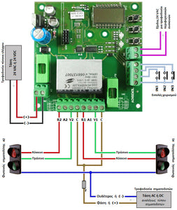Ηλεκτρονικός πίνακας ελέγχου για φωτεινούς σηματοδότες STAGNOLI ACNSEM3L - Next Systems