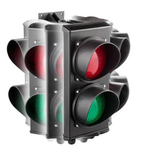 Φωτεινός σηματοδότης LED δύο πεδίων διαμέτρου 120 mm σε κόκκινο - πράσινο χρώμα ASF25L2RV230 - Next Systems