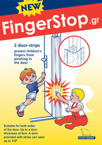 Προστατευτικό δαχτύλων για πόρτες Fingerstop 110° - Next Systems
